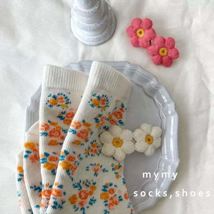 My Socks - Korean Children Fashion - #fashionkids - Pie Hairpin Set - 6