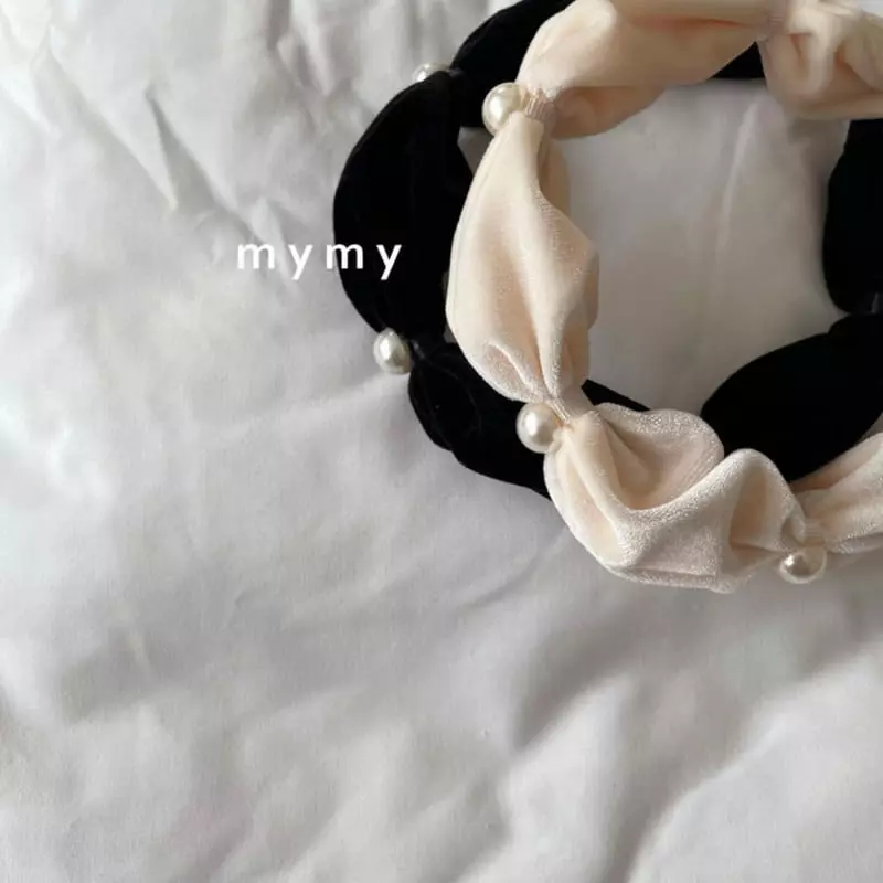 My Socks - Korean Children Fashion - #kidsshorts - Cream Hairband - 3
