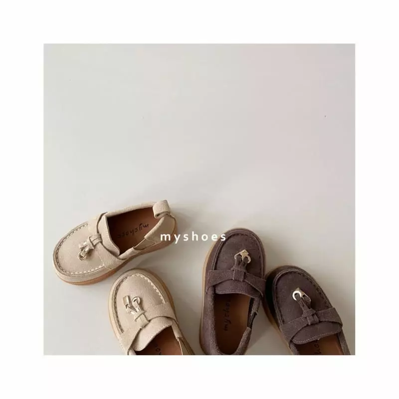 My Socks - Korean Children Fashion - #kidsstore - Mocha Burn Flats
