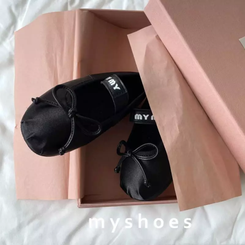 My Socks - Korean Children Fashion - #kidzfashiontrend - Chu Cream Flat - 7