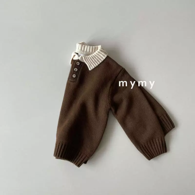 My Socks - Korean Children Fashion - #littlefashionista - Butter Knit Tee - 3