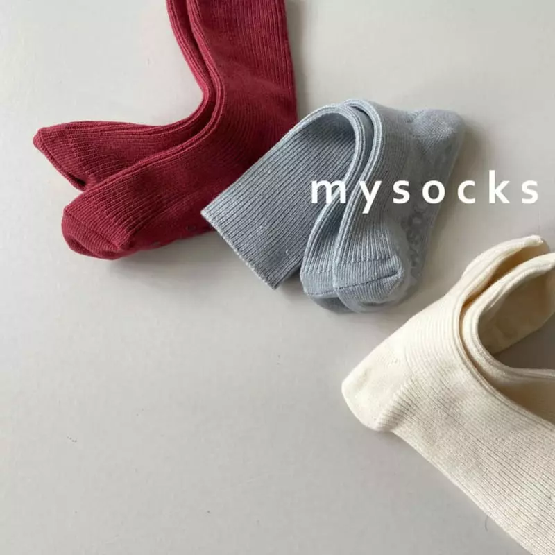 My Socks - Korean Children Fashion - #littlefashionista - Pizza Bread Socks Set - 5