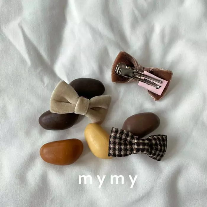 My Socks - Korean Children Fashion - #littlefashionista - Cookie Hairpin Set - 2