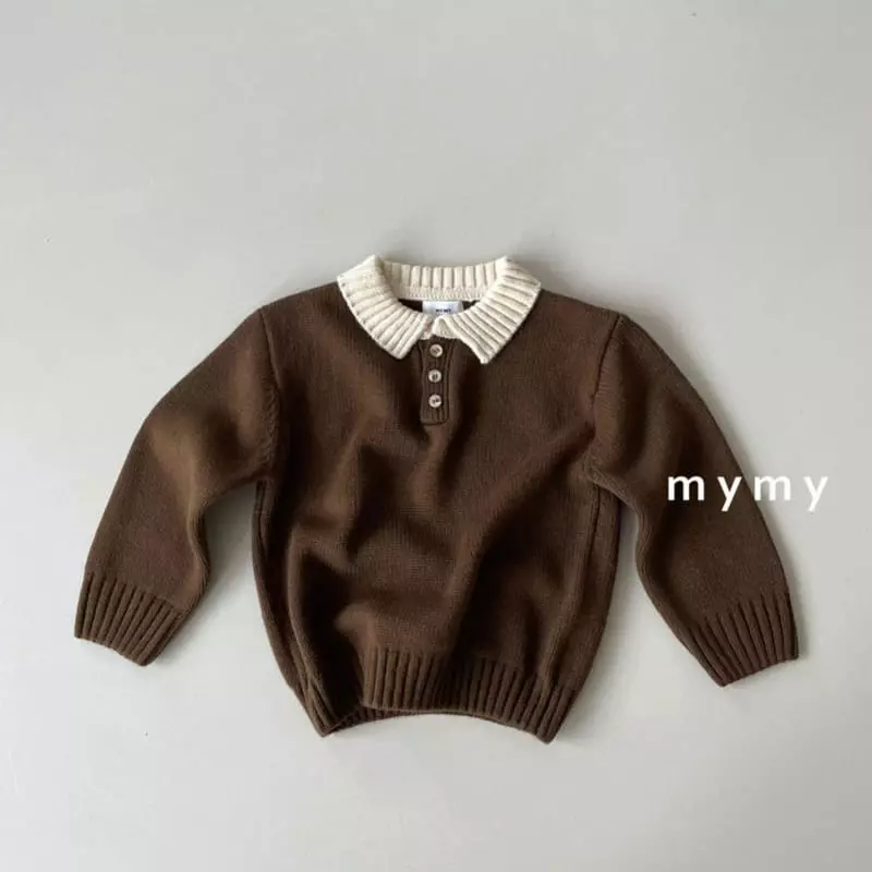 My Socks - Korean Children Fashion - #littlefashionista - Butter Knit Tee - 4