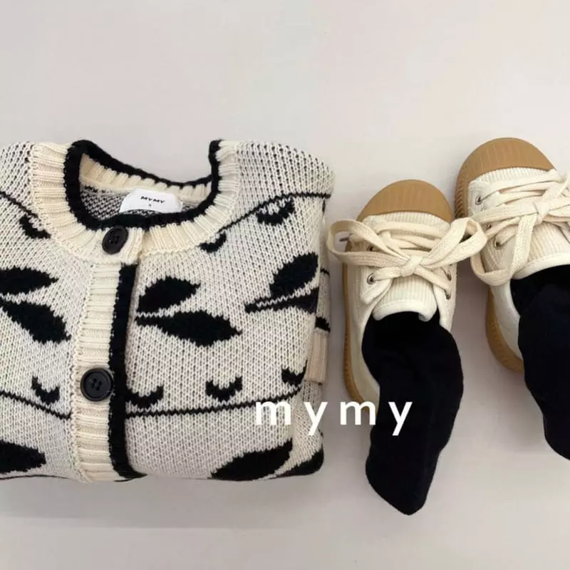 My Socks - Korean Children Fashion - #magicofchildhood - Grape Knit Cardigan - 4