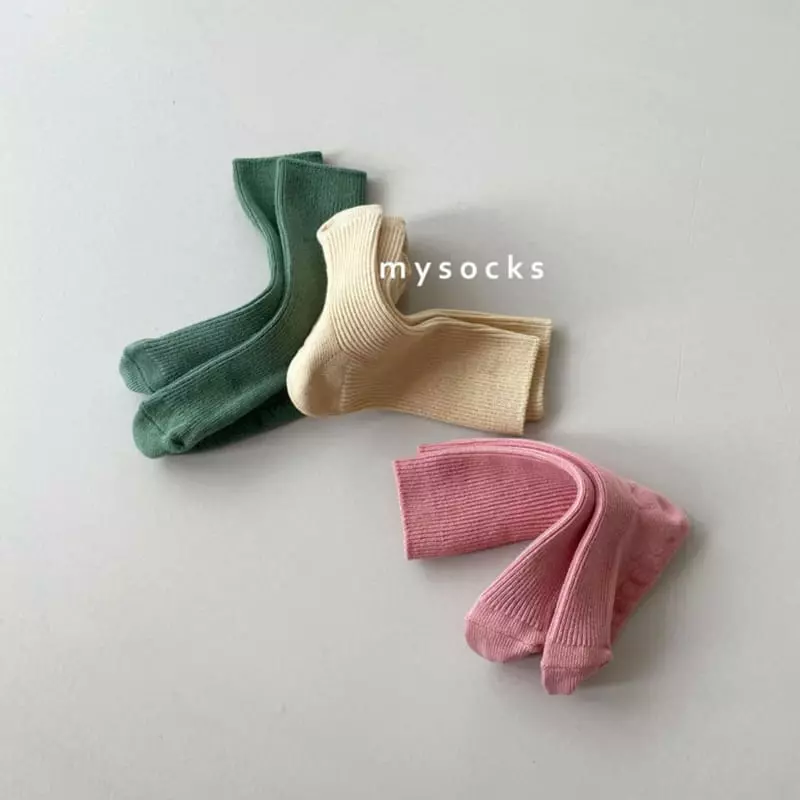 My Socks - Korean Children Fashion - #minifashionista - Sandwitch Socks Set - 6