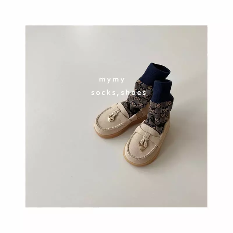 My Socks - Korean Children Fashion - #minifashionista - Mocha Burn Flats - 6