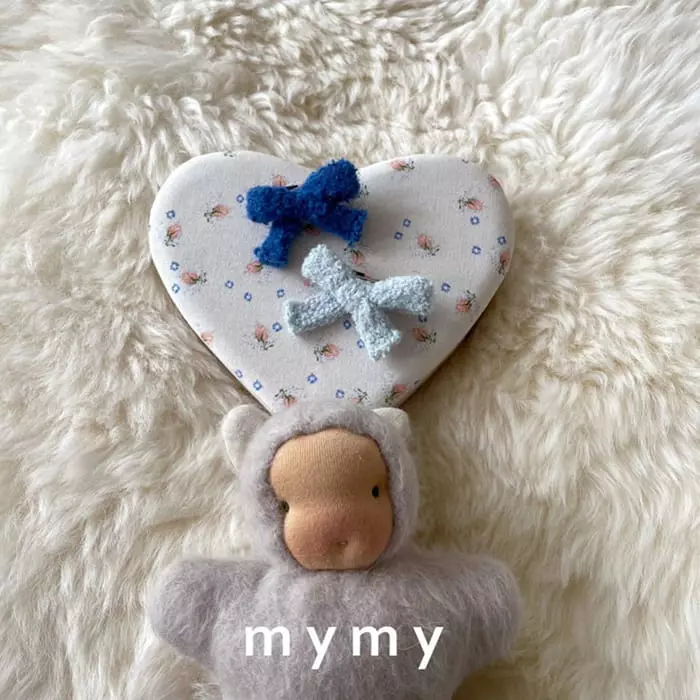 My Socks - Korean Children Fashion - #minifashionista - Bluebery Donut Hairpin Set - 2