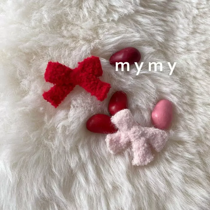 My Socks - Korean Children Fashion - #minifashionista - Raspberry  Donut Hairpin Set