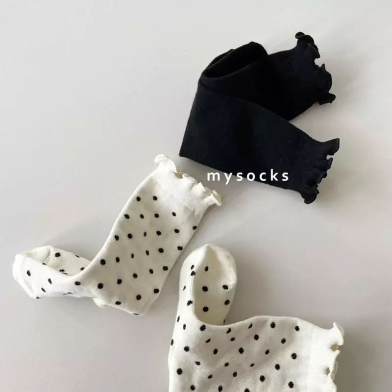 My Socks - Korean Children Fashion - #minifashionista - Chal Bread Socks Set - 4