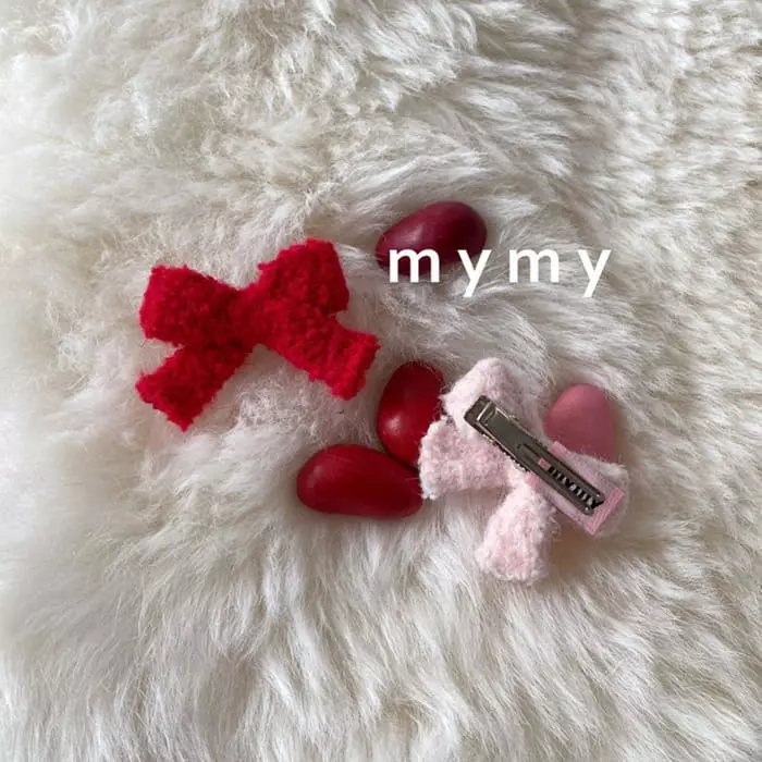 My Socks - Korean Children Fashion - #prettylittlegirls - Raspberry  Donut Hairpin Set - 2