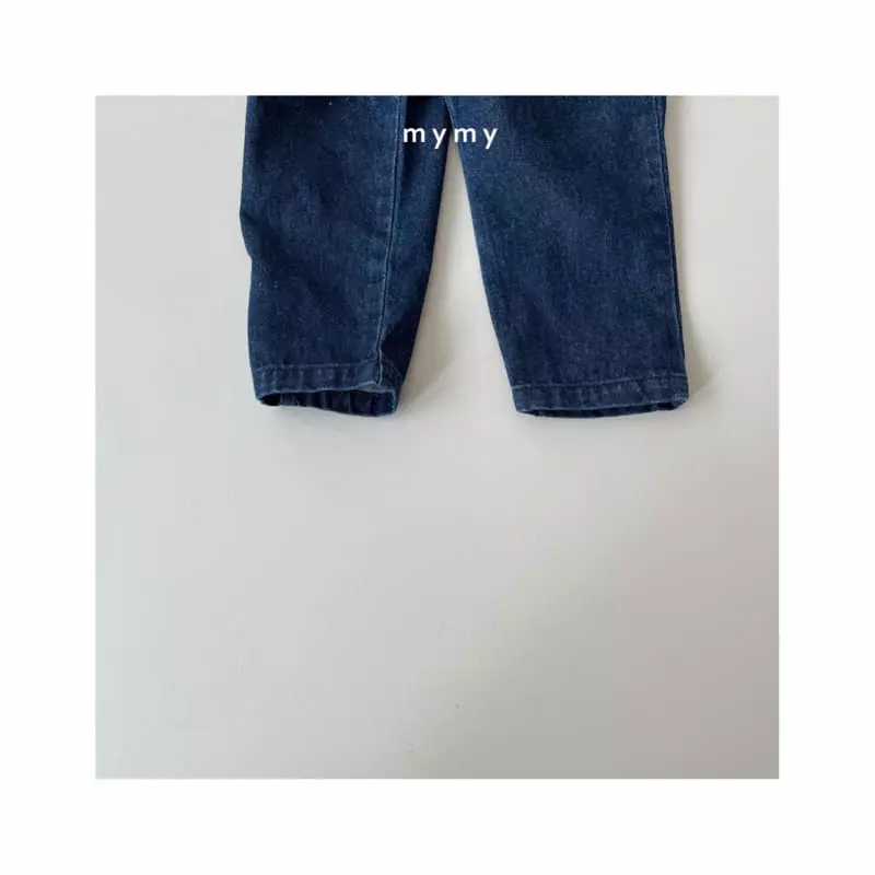 My Socks - Korean Children Fashion - #toddlerclothing - Patissier Overalls Denim - 4