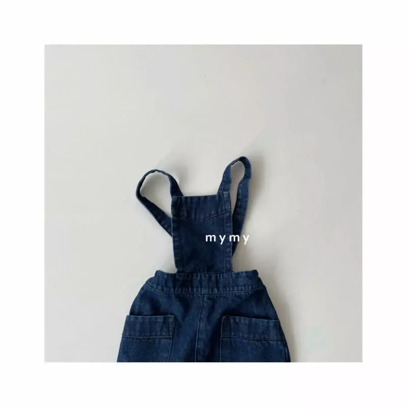 My Socks - Korean Children Fashion - #todddlerfashion - Patissier Overalls Denim - 2