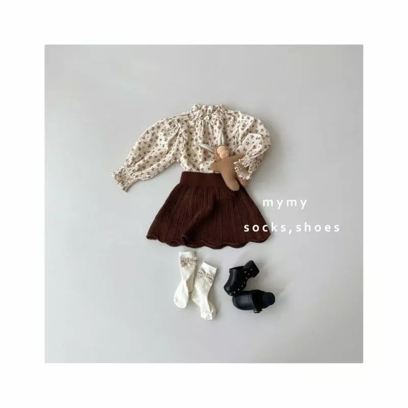 My Socks - Korean Children Fashion - #toddlerclothing - Apple Zam Blouse - 6