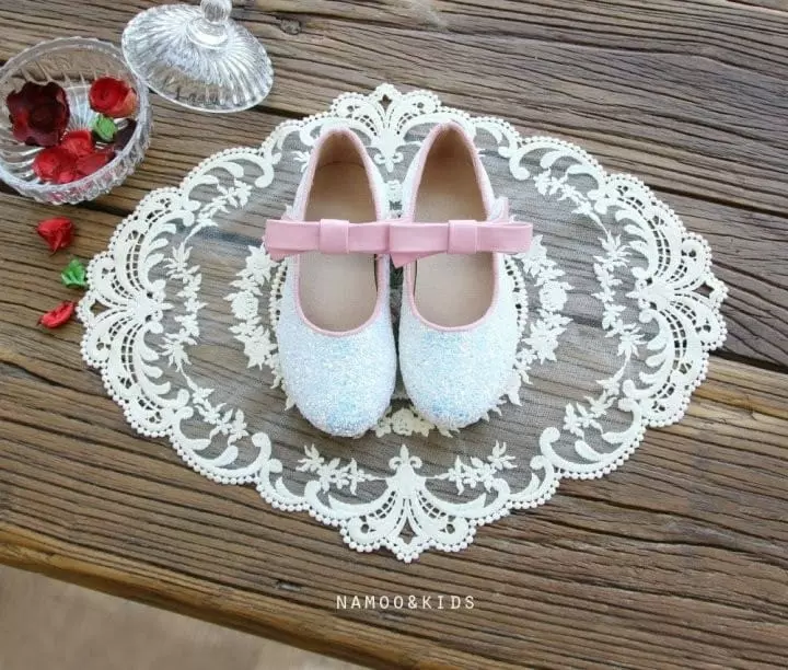 Namoo & Kids - Korean Children Fashion - #Kfashion4kids - Luna Ribbon Glitter Merry Jane - 6
