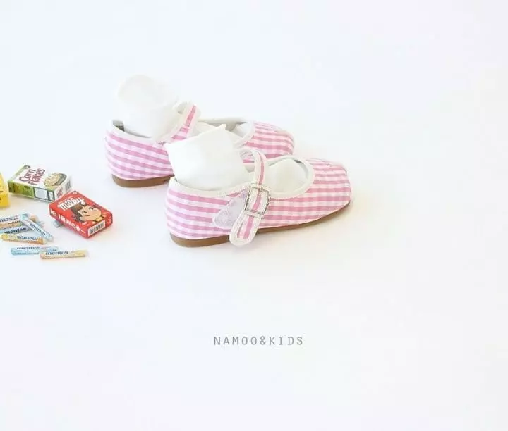 Namoo & Kids - Korean Children Fashion - #childofig - Mare Check Flat - 2