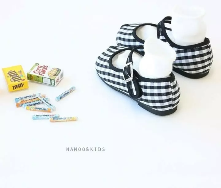 Namoo & Kids - Korean Children Fashion - #childrensboutique - Mare Check Flat - 3