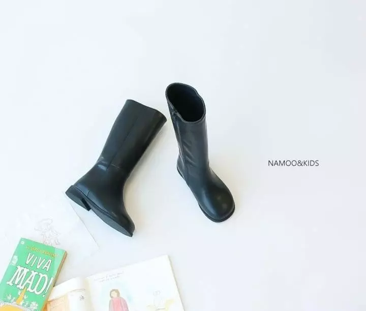 Namoo & Kids - Korean Children Fashion - #designkidswear - Wavy Long Boots - 2