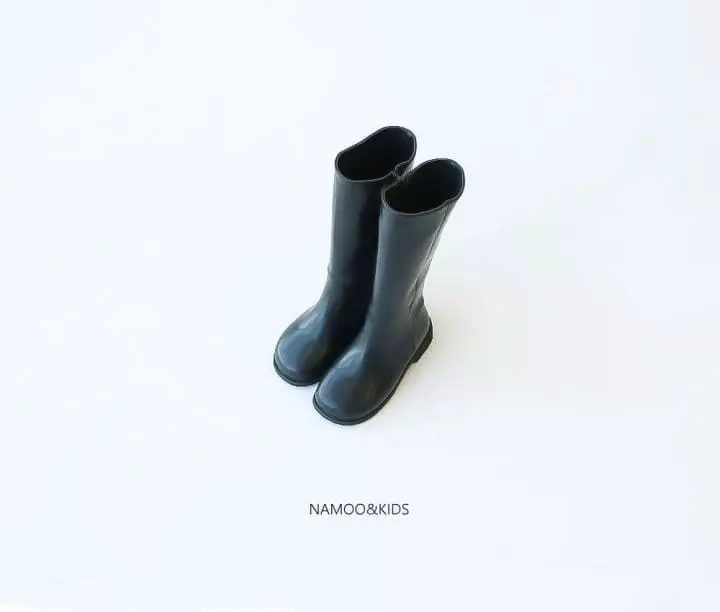 Namoo & Kids - Korean Children Fashion - #discoveringself - Wavy Long Boots - 4
