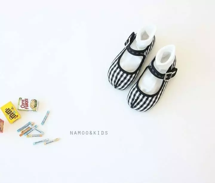Namoo & Kids - Korean Children Fashion - #kidsshorts - Mare Check Flat - 7