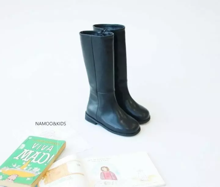Namoo & Kids - Korean Children Fashion - #kidsshorts - Wavy Long Boots - 5