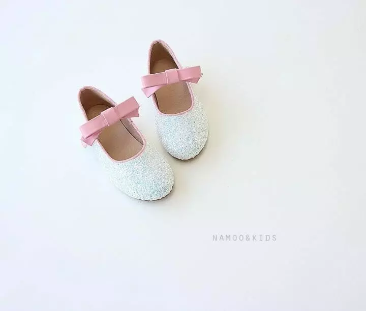 Namoo & Kids - Korean Children Fashion - #kidzfashiontrend - Luna Ribbon Glitter Merry Jane - 5
