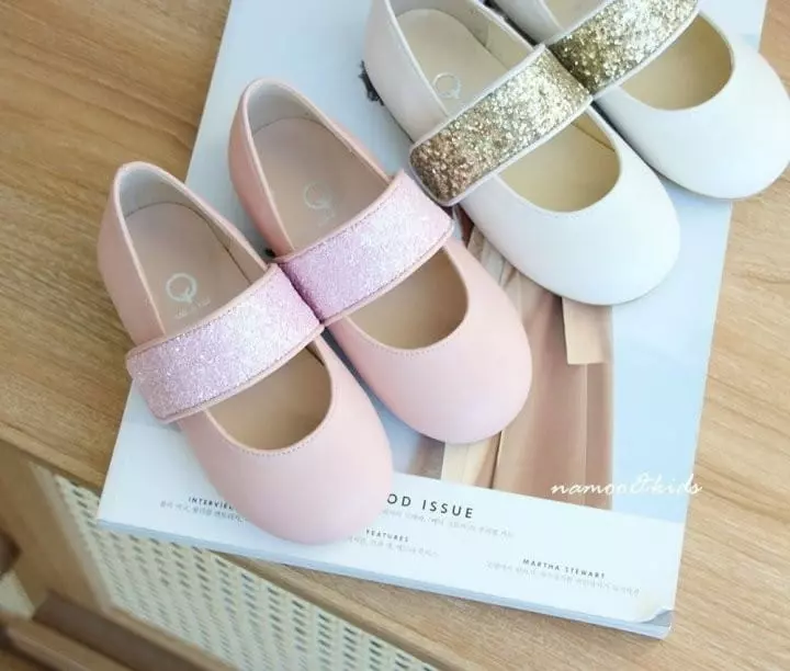 Namoo & Kids - Korean Children Fashion - #minifashionista - Daisy Glitter Merry Jane