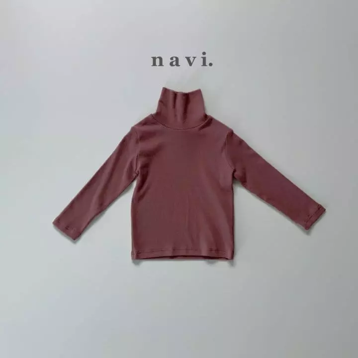 Navi - Korean Children Fashion - #kidzfashiontrend - Sild Turtleneck Tee - 4