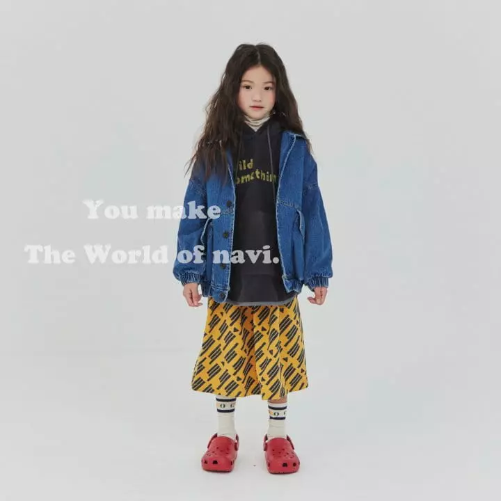 Navi - Korean Children Fashion - #prettylittlegirls - Denim Jacket - 4