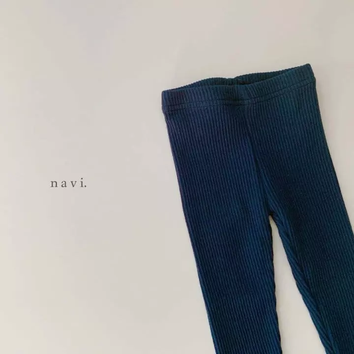 Navi - Korean Children Fashion - #childofig - Rib Leggings - 3