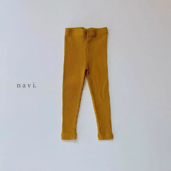 Navi - Korean Children Fashion - #childofig - Rib Leggings - 4