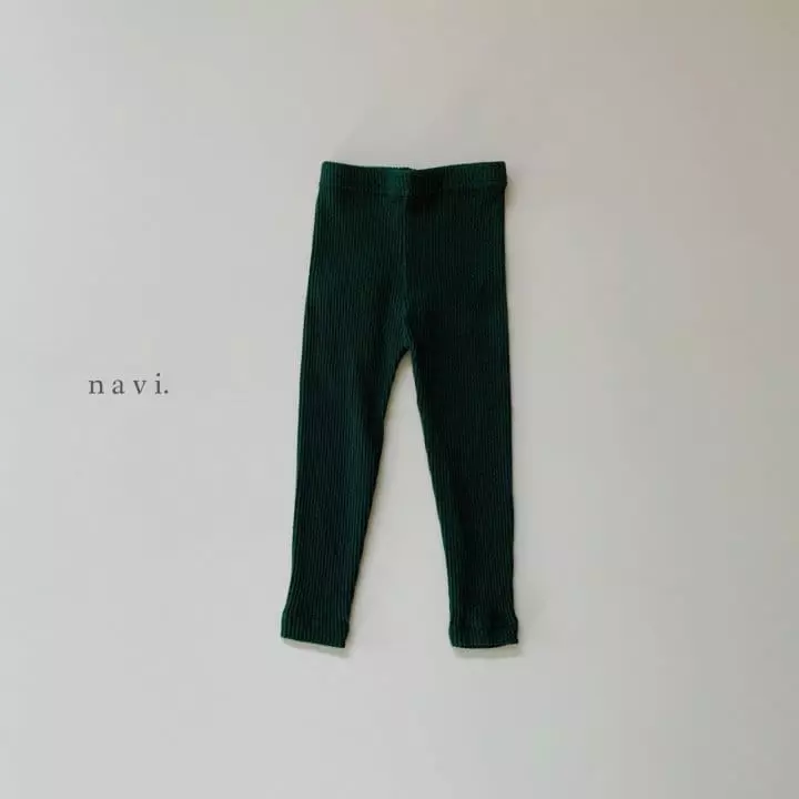 Navi - Korean Children Fashion - #discoveringself - Rib Leggings - 7