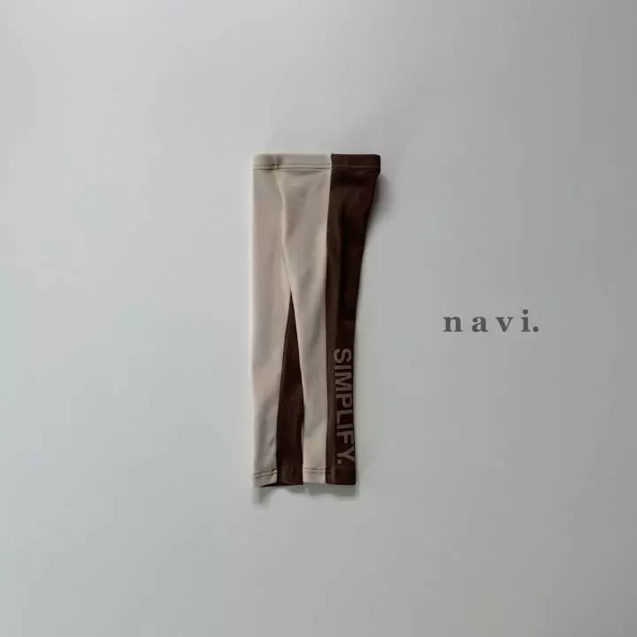 Navi - Korean Children Fashion - #discoveringself - Simple Leggings - 4
