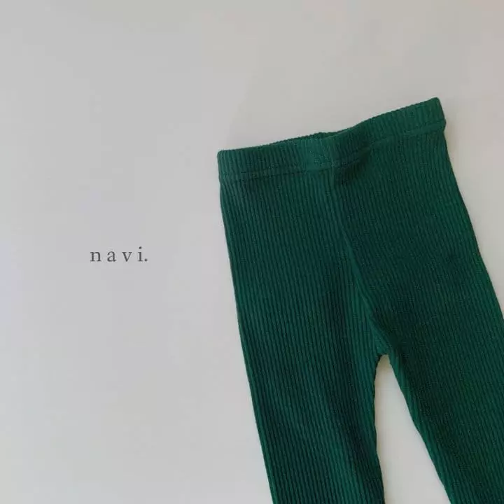 Navi - Korean Children Fashion - #fashionkids - Rib Leggings - 8