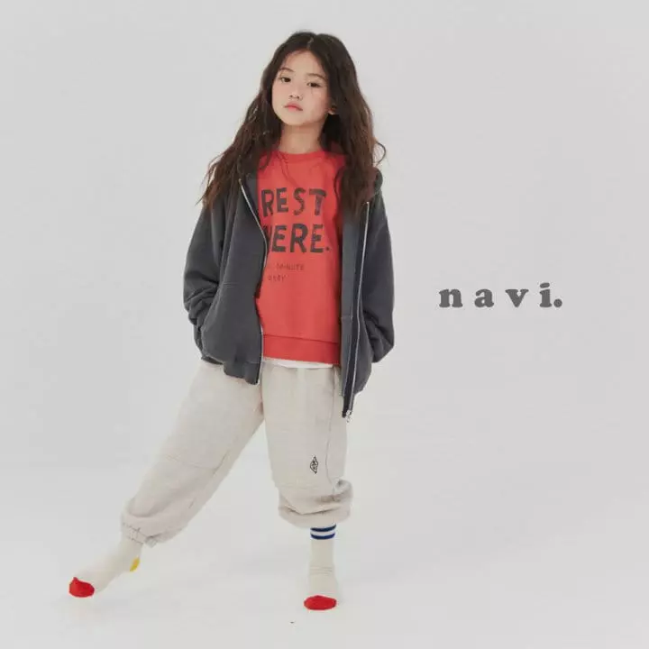 Navi - Korean Children Fashion - #kidsshorts - Pigment Hoody - 12