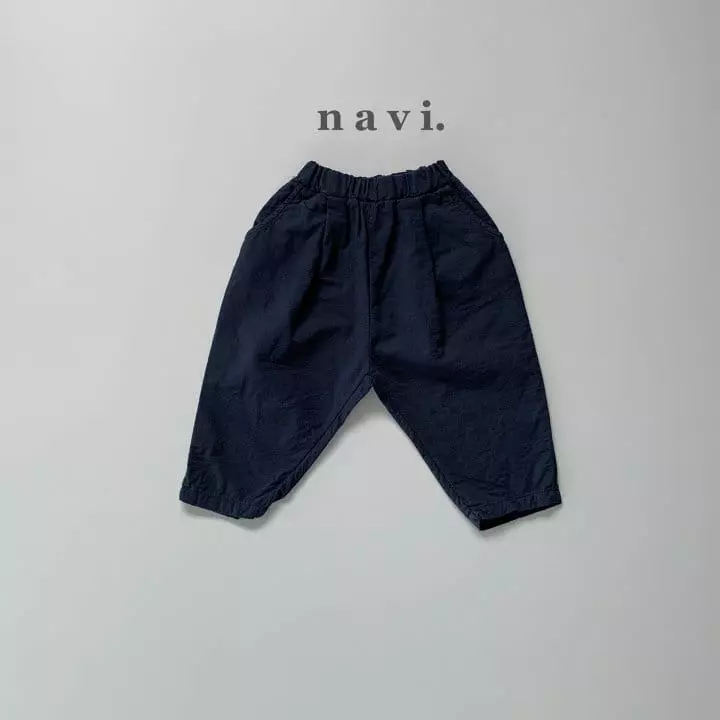 Navi - Korean Children Fashion - #kidsshorts - Cream Pants - 2