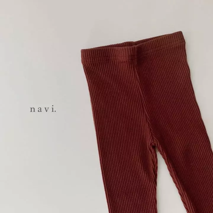 Navi - Korean Children Fashion - #kidsstore - Rib Leggings - 10
