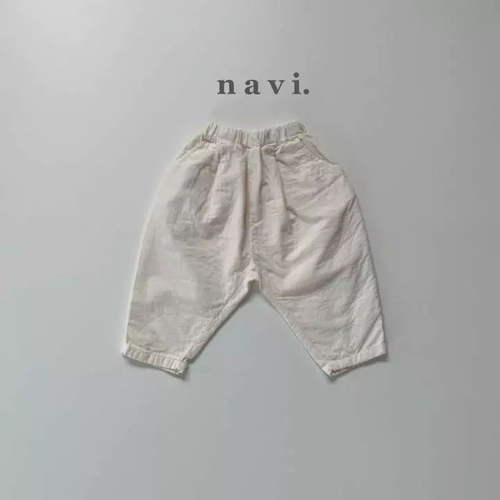 Navi - Korean Children Fashion - #kidsstore - Cream Pants - 4