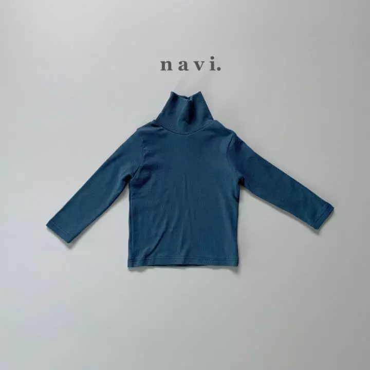 Navi - Korean Children Fashion - #littlefashionista - Sild Turtleneck Tee - 5