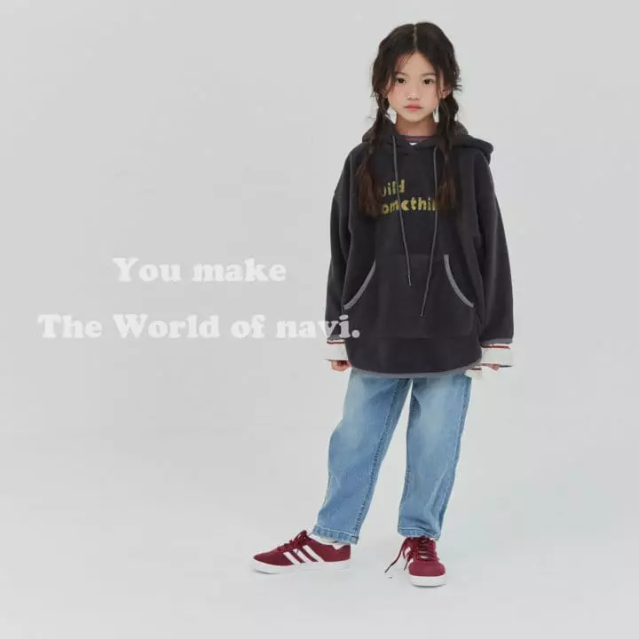 Navi - Korean Children Fashion - #littlefashionista - Mono Jeans - 4