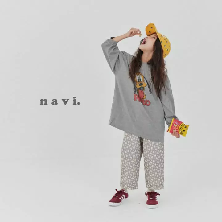 Navi - Korean Children Fashion - #magicofchildhood - Pluto Long Tee - 5