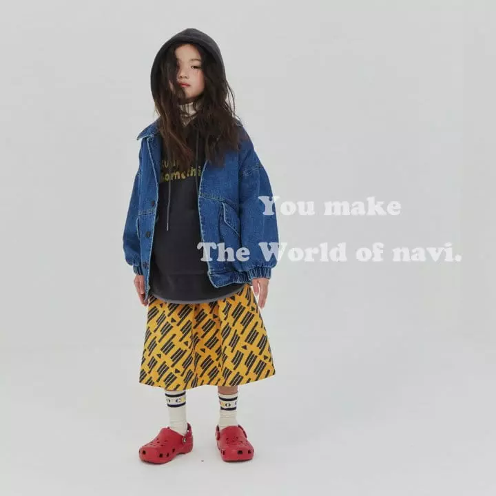 Navi - Korean Children Fashion - #minifashionista - Denim Jacket - 2