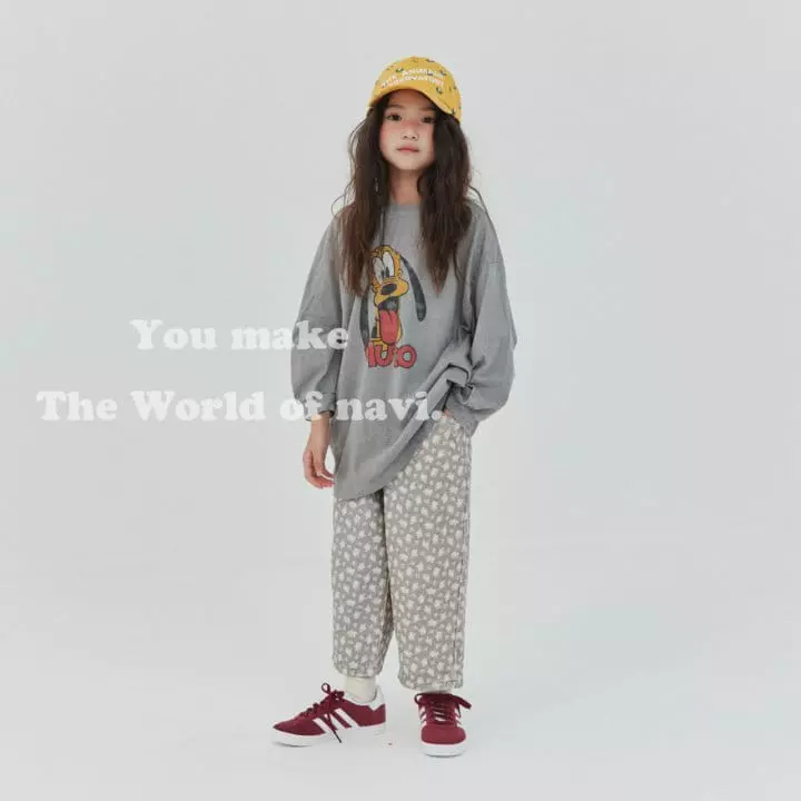 Navi - Korean Children Fashion - #minifashionista - Pluto Long Tee - 6