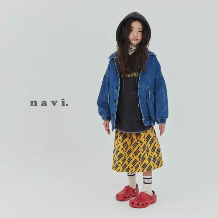 Navi - Korean Children Fashion - #prettylittlegirls - Denim Jacket - 3