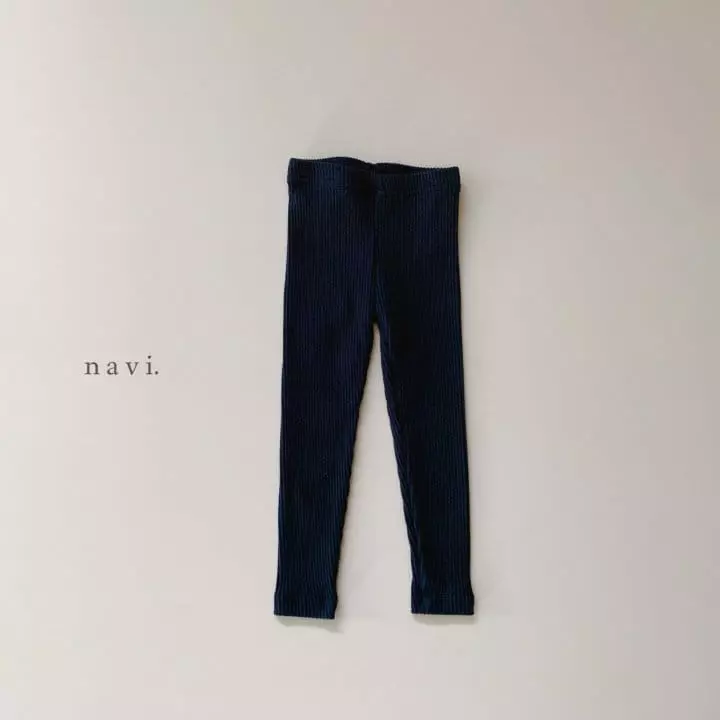 Navi - Korean Children Fashion - #prettylittlegirls - Rib Leggings - 2