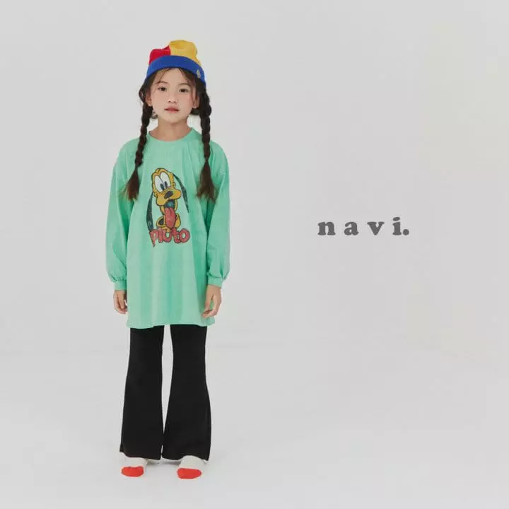Navi - Korean Children Fashion - #stylishchildhood - Pluto Long Tee - 10