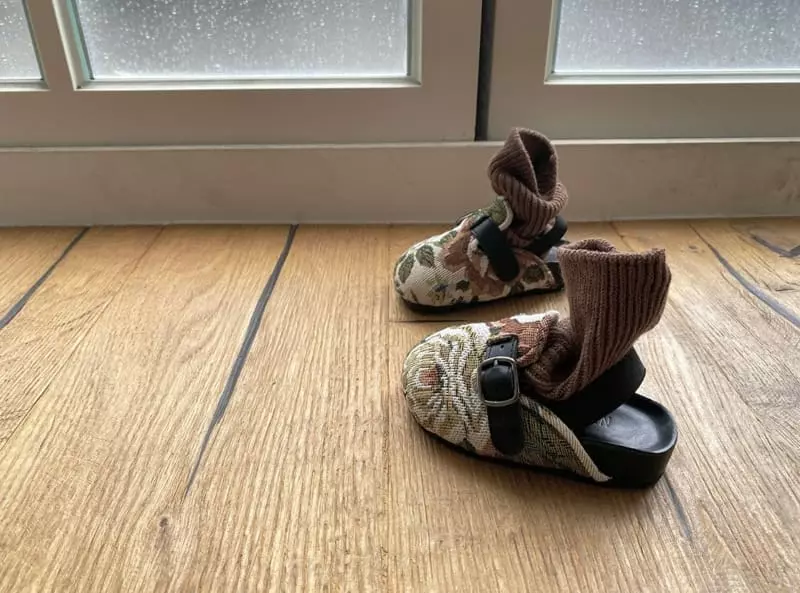Neko - Korean Children Fashion - #Kfashion4kids - NK 895 Jacquard Slipper