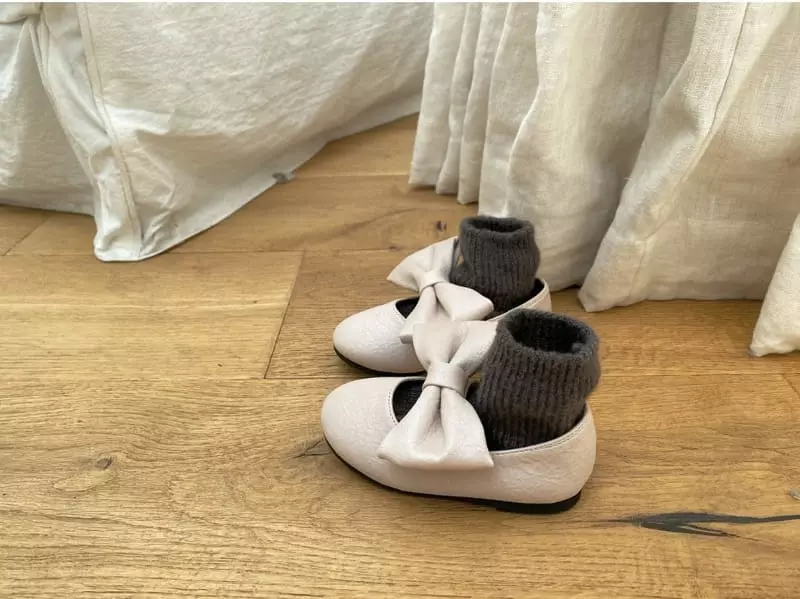 Neko - Korean Children Fashion - #littlefashionista - nk894 Blue Bell Flats - 3