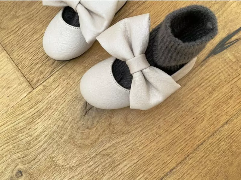 Neko - Korean Children Fashion - #prettylittlegirls - nk894 Blue Bell Flats - 6