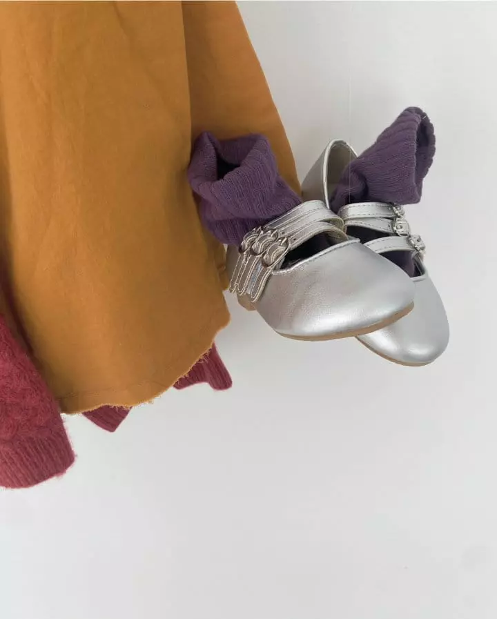 Neko - Korean Children Fashion - #toddlerclothing - NK906 Rosy Flats - 4
